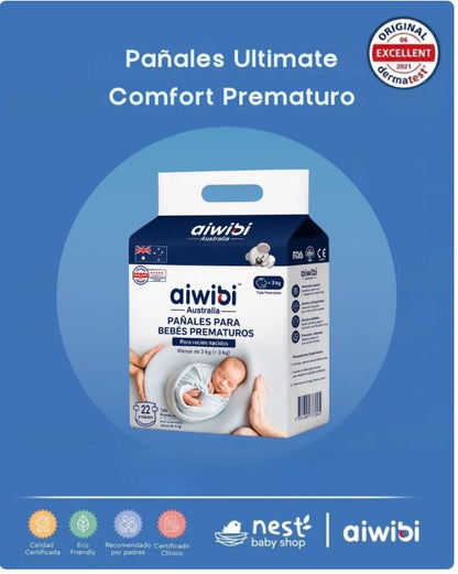 Pañales Ultimate Comfort Prematuro - Aiwibi