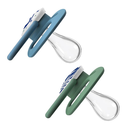 CHUPETAS ADVANTAGE 6-18ms - azul brilla en la oscuridad