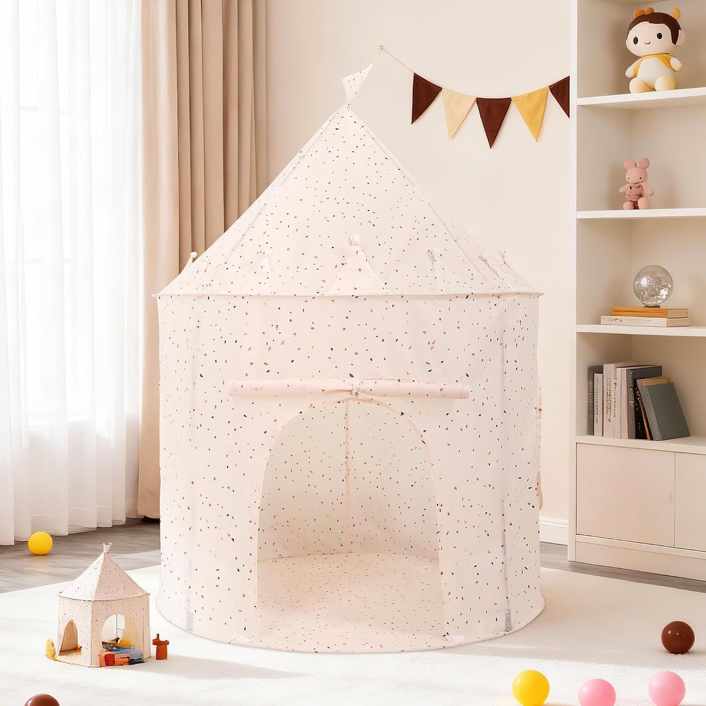 Tienda de campaña de juego de castillo
