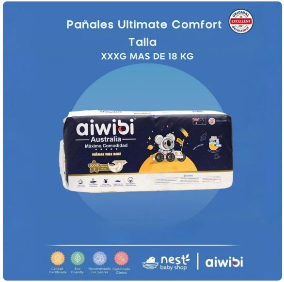 Pañales Ultimate Comfort Talla XXXG - Aiwibi